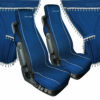 Melissa, set tende e coprisedili in microfibra per camion - Blu