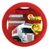 Soft Touch, coprivolante in microfibra - S - Ø 42/44 cm - Rosso