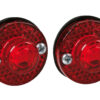 Coppia luci ingombro a 1 Led, 24V - Rosso