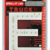 Spell-It Led, 90 mm, 24V - Rosso - E