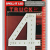 Spell-It Led, 90 mm, 24V - Rosso - 4